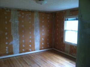 after removing and stripping wallpaper